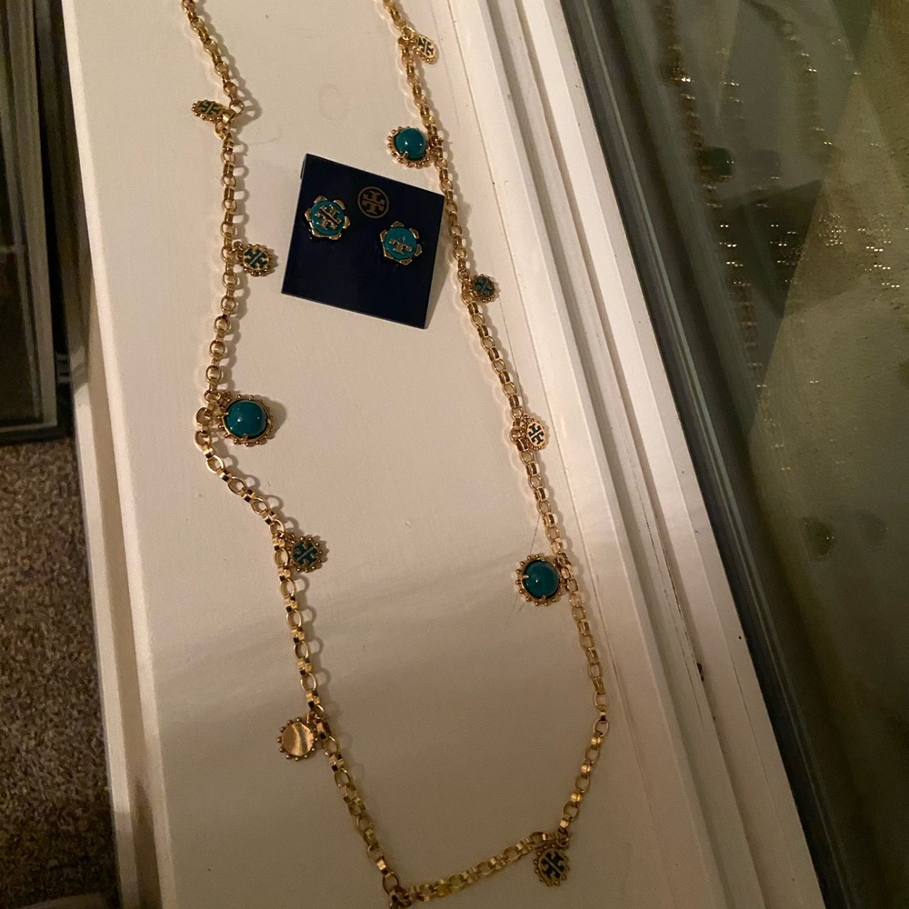 Tory Burch necklace/earrings set